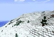 我的世界如何让雪山,打造冬日仙境