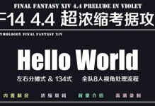 征服最终幻想零式（成为最强战士的秘籍与技巧）